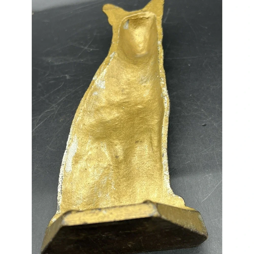 Antique/ Vintage German Shepherd Cast Iron Doorstop 6.25
